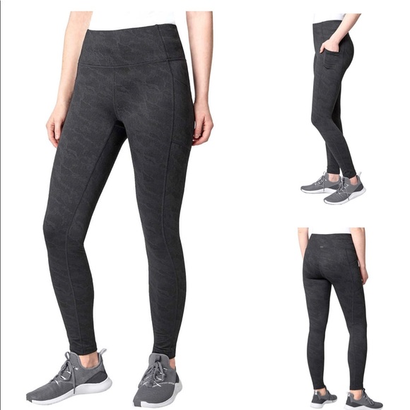 Legging MONDETTA Donna In Jersey Jacquard - Stile Jogger, Activewear, Nuovo Con Etichette